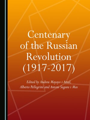 cover image of Centenary of the Russian Revolution (1917-2017)